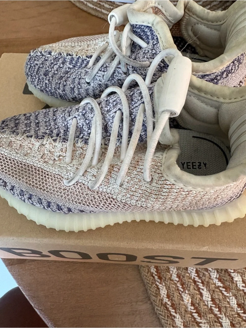 Yeezy Boost 350 V2 Infant Shoes - Ash Pearl Gray/Cream